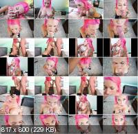 Porn - Kassandra Stone - Busty Teen Pink Hair Cheerleader w Perfect Boobs gives Blowjob from Heaven (FullHD/1080p/557 MB)